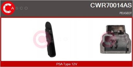 Кнопки склопідйомника CASCO CWR70014AS (фото 1)