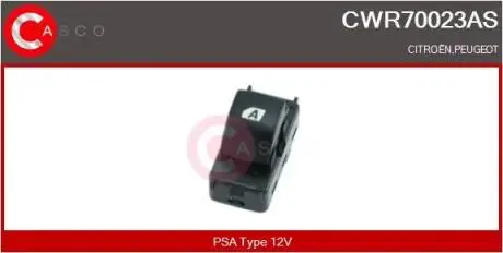 Кнопки стеклоподъемника CASCO CWR70023AS