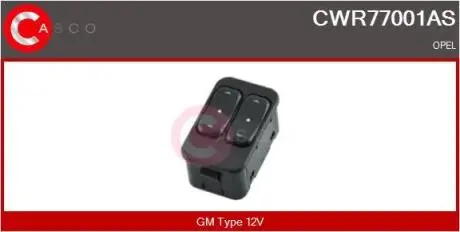 Кнопки склопідйомника CASCO CWR77001AS
