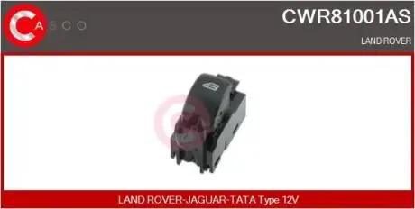 Кнопки склопідйомника CASCO CWR81001AS