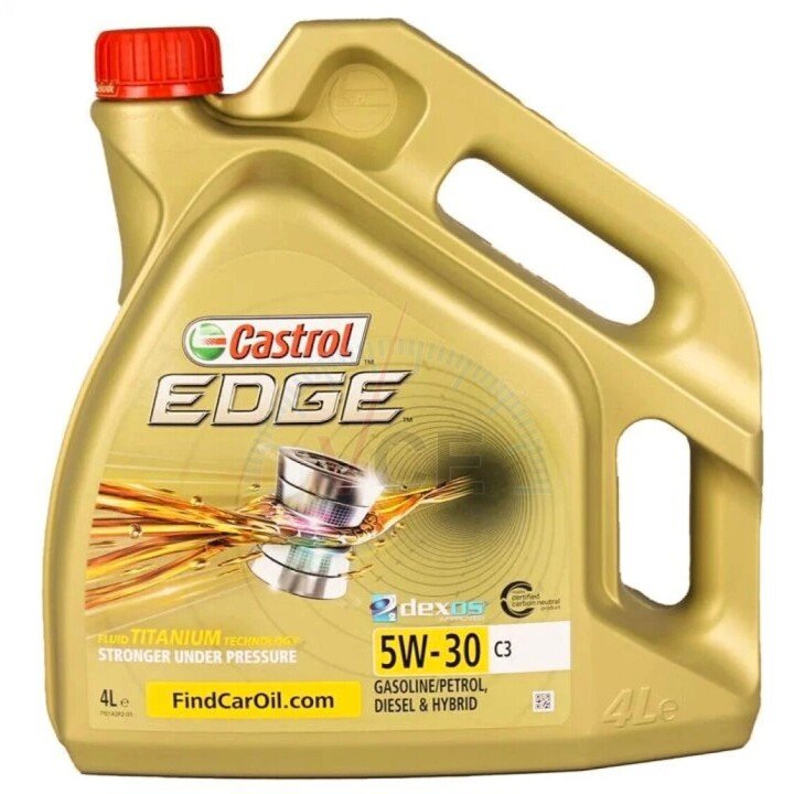 Масло моторное EDGE Titanium FST 5W30 С3 4л CASTROL 1552FF (фото 1)