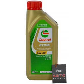 Масло моторное EDGE Titanium LL 5W30 1л CASTROL 15665F