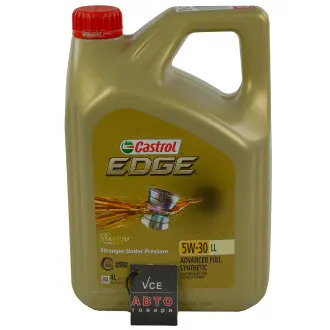 Масло моторное EDGE Titanium LL 5W30 4л CASTROL 15668E