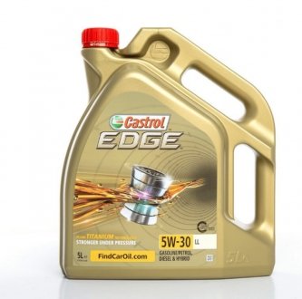 Масло моторное EDGE Titanium LL 5W30 5л CASTROL 15669E (фото 1)
