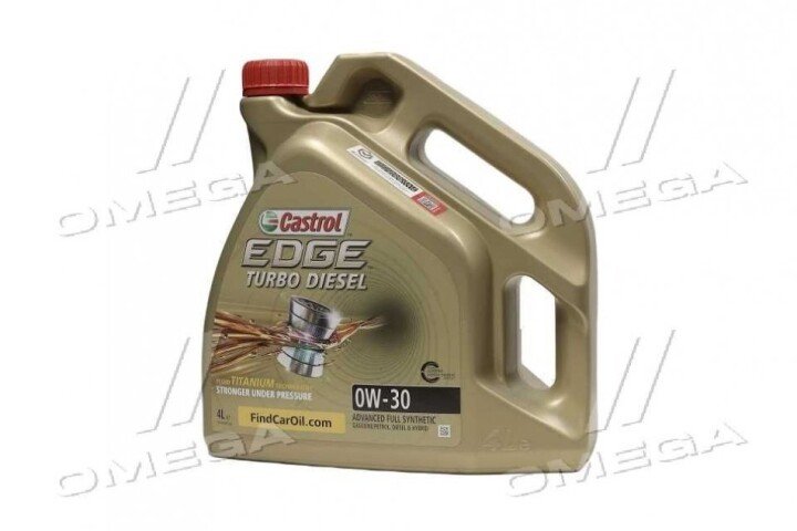 Олива моторна EDGE Turbo Diesel Titanium FST 0W30 4л CASTROL 157E5C (фото 1)