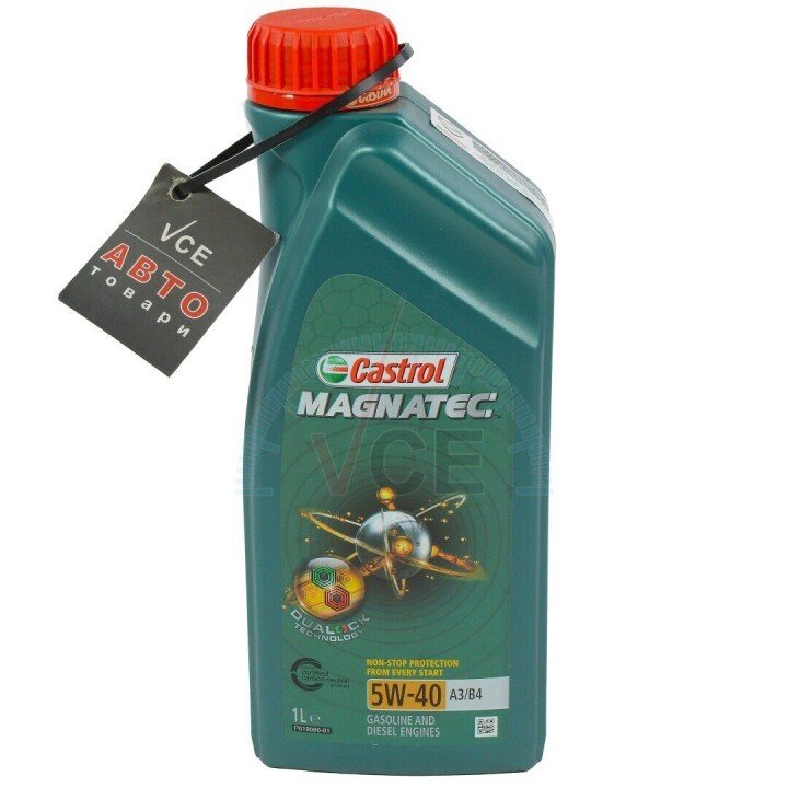 Масло моторное Magnatec 5W40 1л CASTROL 15C9D0 (фото 1)