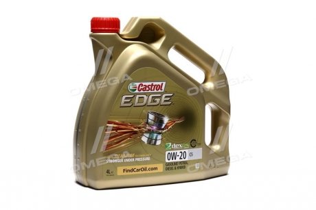 Моторное масло EDGE Supercar A 0W20 4л CASTROL 15CC95