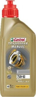 Олива трансміс. Transmax Manual V 75W-80 (Каністра 1л) CASTROL 15F22A