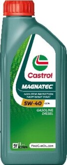 Моторна олива magnatec 5w-40 / 1л. / (acea a3/b4, api sn/cf, bmw longlife-01, mb 229.3) CASTROL 15F647