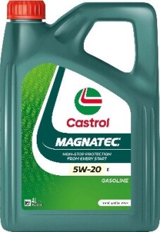 Моторна олива magnatec start-stop e / 5w20 / 4л. /(api sn, ilsac gf-5, wss-m2c948-b) CASTROL 15F9CE