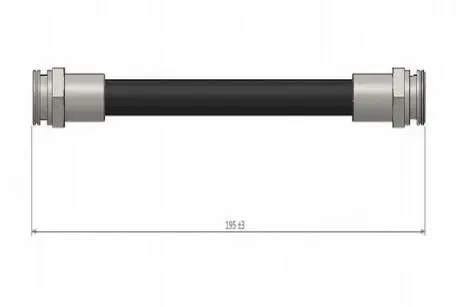 Chevrolet тормозной шланг передний правый lacetti CAVO C900 508A