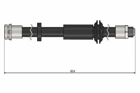 Шланг тормозной задний CAVO C900 739A