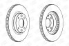 Диск гальмівний передній (кратно 2шт.) logan ii 12-, sandero ii 12-/renault clio CHAMPION 562960CH (фото 2)