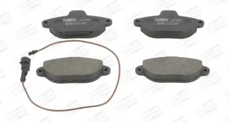 Fiat тормозные колодки передние panda 03-,punto 93- CHAMPION 571523CH