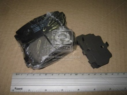 Комплект тормозных колодок, дисковый тормоз CHAMPION 572590CH (фото 1)