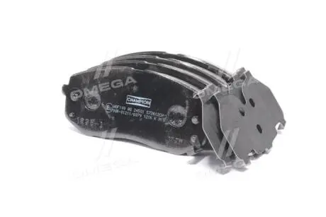 Комплект тормозных колодок, дисковый тормоз CHAMPION 572612CH