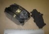 Комплект тормозных колодок, дисковый тормоз CHAMPION 573269CH (фото 2)