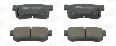 Колодки тормозные дисковые задние ssangyong actyon i 05-, actyon sports i (qj) 0 CHAMPION 573377CH