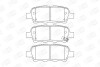 Колодки тормозные дисковые задние nissan qashqai/ x-trail/ renault koleos (01-) CHAMPION 573754CH (фото 2)