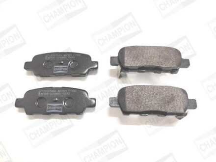 Колодки тормозные дисковые задние nissan qashqai/ x-trail/ renault koleos (01-) CHAMPION 573754CH (фото 1)