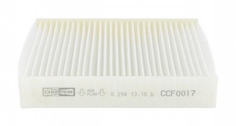 Фільтр, повітря у внутрішньому просторі CHAMPION CCF0017 (фото 1)