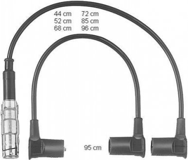 Комплект проводов зажигания CHAMPION CLS250 (фото 1)