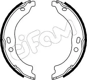 Citroen щеки тормозные задние ручного тормоза jumper 2.2hdi 06- CIFAM 153-094