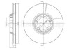 Гальмівний диск перед. transit (04-06) CIFAM 800-714 (фото 1)