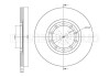 Гальмівний диск зад. Trаnsit V347 06- (н=16mm) CIFAM 800-998C (фото 1)