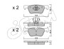 Bmw колодки гальмо. зад. f30/f31/f34/f35/f80/x3(f25) CIFAM 822-962-0 (фото 1)