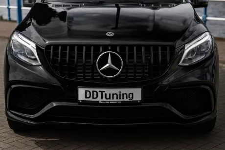 Тюнинг решетка радиатора (gt panamericana black) mercedes gle coupe c292 2015-2019 гг. Cixtai OHI-C292-GR2BL