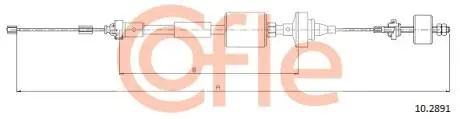 Трос, управління зчепленням COFLE 10.2891