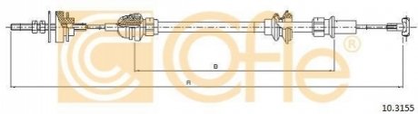 Трос, управління зчепленням COFLE 10.3155 (фото 1)