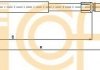 Трос, стояночная тормозная система COFLE 10.4141 (фото 1)