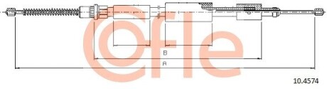 Трос, стояночная тормозная система COFLE 10.4574