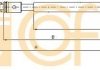 Трос, стоянкова гальмівна система COFLE 10.4576 (фото 1)