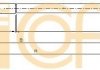 Трос, стояночная тормозная система COFLE 10.4581 (фото 1)