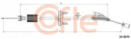 Трос, стоянкова гальмівна система COFLE 10.4670