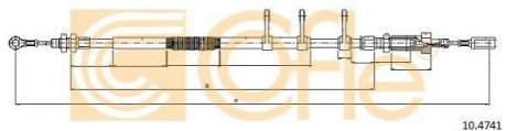Трос, стоянкова гальмівна система COFLE 10.4741 (фото 1)