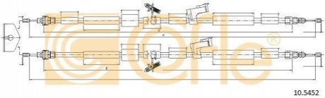 Трос, стояночная тормозная система COFLE 10.5452 (фото 1)