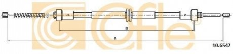 Трос, стоянкова гальмівна система COFLE 10.6547 (фото 1)
