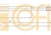 Трос, стоянкова гальмівна система COFLE 10.6686 (фото 1)