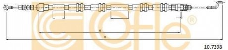 Трос, стояночная тормозная система COFLE 10.7398 (фото 1)