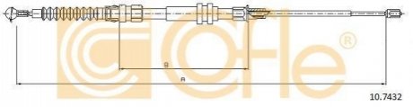 Трос, стояночная тормозная система COFLE 10.7432 (фото 1)