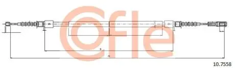 Трос ручника COFLE 10.7558