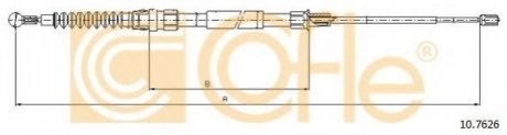 Трос, стояночная тормозная система COFLE 10.7626 (фото 1)