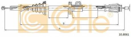 Трос, стояночная тормозная система COFLE 10.8061 (фото 1)