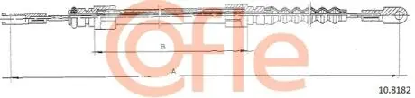 Трос ручного тормоза COFLE 108182