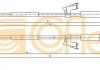 Трос, стоянкова гальмівна система COFLE 10.8225 (фото 1)