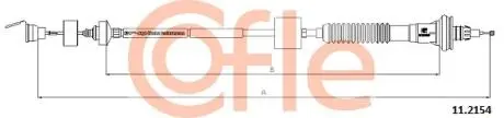 Трос, управление сцеплением COFLE 11.2154